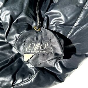 Original black Sleeping Bag Coat Norma Kamali OMO label 1981